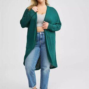 Torrid Botanical Garden Hacci Open Front Cocoon Cardigan in Size 2 (18/20)